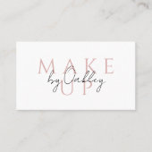 Carte De Visite Artiste Maquilleuse Code QR (Devant)