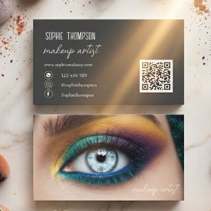 Carte De Visite Artiste maquilleuse qrcode
