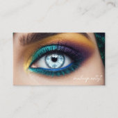 Carte De Visite Artiste maquilleuse qrcode (Devant)