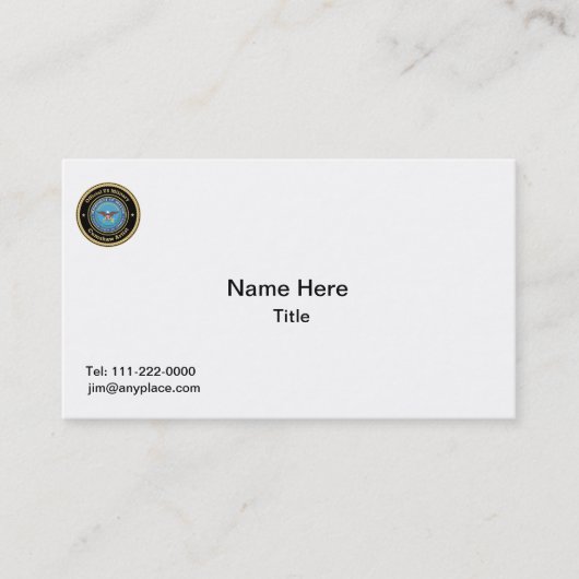 Carte De Visite Artiste militaire américain Cumshaw (Devant)