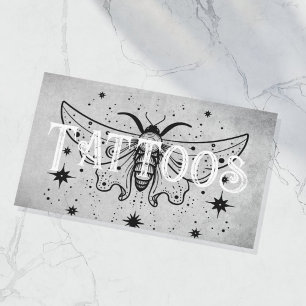 Carte De Visite Artiste moderne de tatouage moderne en béton de te