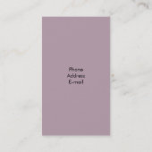 Carte De Visite Artiste Nails (Dos)