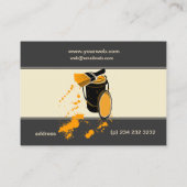 Carte De Visite Artiste original unique de peinture de peinture (Dos)