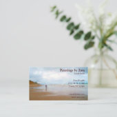 Carte De Visite Artiste ou peintre local (Debout devant)