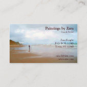 Carte De Visite Artiste ou peintre local (Devant)