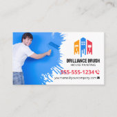 Carte De Visite Artiste-peintre de maison professionnelle Contract (Devant)