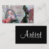 Carte de visite Artiste - Personnalisable (Devant / Derrière)