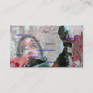 Carte de visite Artiste - Personnalisable