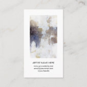 Carte De Visite Artiste photo d'art à deux faces (Dos)