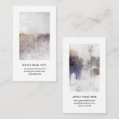 Carte De Visite Artiste photo d'art à deux faces (Devant / Derrière)