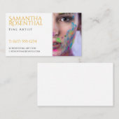 Carte De Visite Artiste | Professionnel (Devant / Derrière)