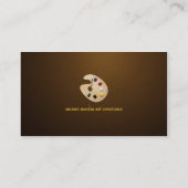 Carte De Visite Artiste | Professionnel (Dos)