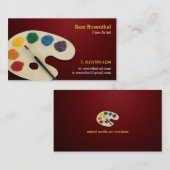 Carte De Visite Artiste | Professionnel (Devant / Derrière)