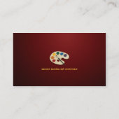Carte De Visite Artiste | Professionnel (Dos)
