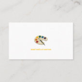 Carte De Visite Artiste | Professionnel (Dos)