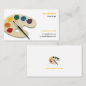 Carte De Visite Artiste | Professionnel (Devant / Derrière)
