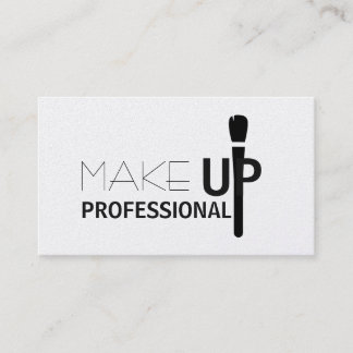 CARTE DE VISITE ARTISTE PROFESSIONNEL DE MAQUILLAGE D'OR