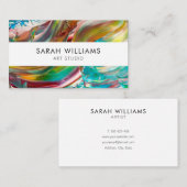 Carte De Visite Artiste professionnel moderne (Devant / Derrière)