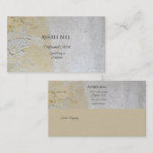 Carte De Visite Artiste professionnel (Paysage) Texture (Devant / Derrière)