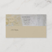 Carte De Visite Artiste professionnel (Paysage) Texture (Dos)