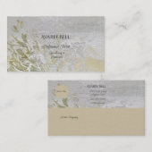 Carte De Visite Artiste professionnel (Paysage) Texture (Devant / Derrière)