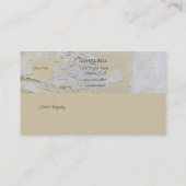 Carte De Visite Artiste professionnel (Paysage) Texture (Dos)