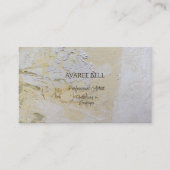 Carte De Visite Artiste professionnel (Paysage) Texture (Devant)