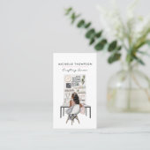 Carte De Visite Artiste Queen Crafter (Debout devant)