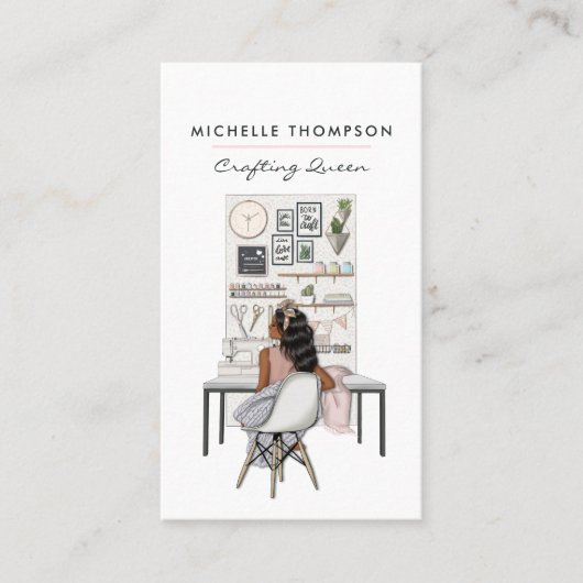 Carte De Visite Artiste Queen Crafter (Devant)