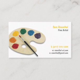Carte De Visite Artiste raffiné Professionnel