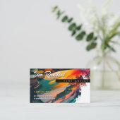 Carte De Visite Artiste Traditionnel | Peintre (Debout devant)