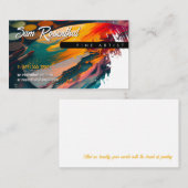 Carte De Visite Artiste Traditionnel | Peintre (Devant / Derrière)