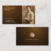 Carte De Visite Artiste vintage | Professionnel (Devant / Derrière)