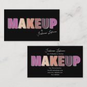 Carte De Visite Artistes professionnels du maquillage et experts d (Devant / Derrière)