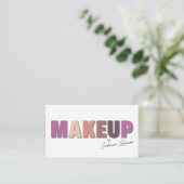 Carte De Visite Artistes professionnels du maquillage et experts d (Debout devant)