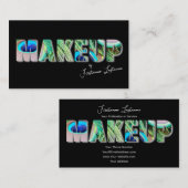 Carte De Visite Artistes professionnels du maquillage et experts d (Devant / Derrière)