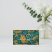 Carte De Visite Artistic Background | Geometric Shapes (Debout devant)