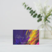 Carte De Visite Artistic Peint Artokes Arrière - plan (Debout devant)