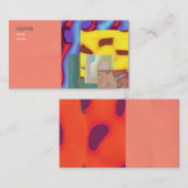 Carte de visite artistique (Devant / Derrière)