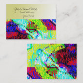 Carte de visite artistique (Devant / Derrière)