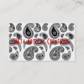 Carte de visite artistique (Dos)