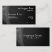 Carte de visite artistique abstrait (Devant / Derrière)