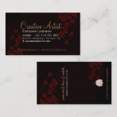 Carte de visite artistique créatif (Devant / Derrière)