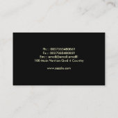carte de visite artistique créative (Dos)