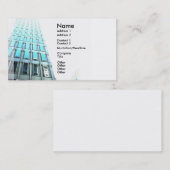 Carte de visite artistique de gratte-ciel (Devant / Derrière)