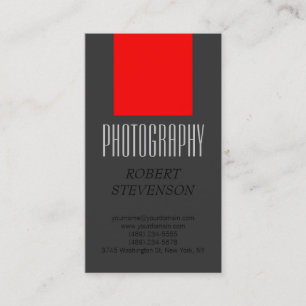 Carte de visite artistique de la photographie en g