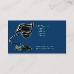 Carte de visite artistique du DJ