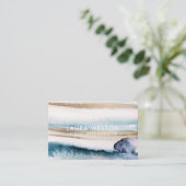 Carte de visite artistique moderne de marbre pour (Debout devant)