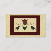 Carte de visite artistique primitif (Dos)