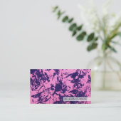 Carte De Visite Artistique | Violet/rose (Debout devant)